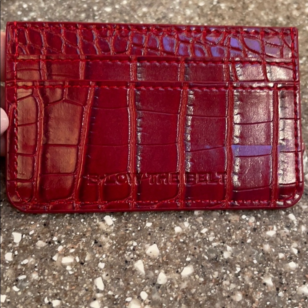 NWT B-LOW THE BELT card case/change purse - Picture 2 of 3